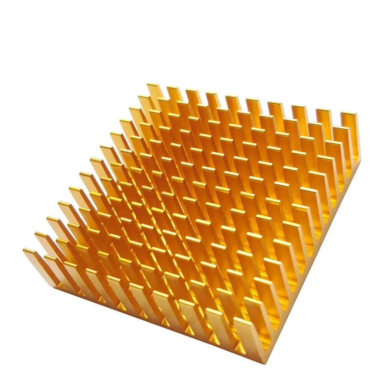 1Pcs Heat sink 40*40*11MM (gold slot) high-performance radiator | Лампы и освещение
