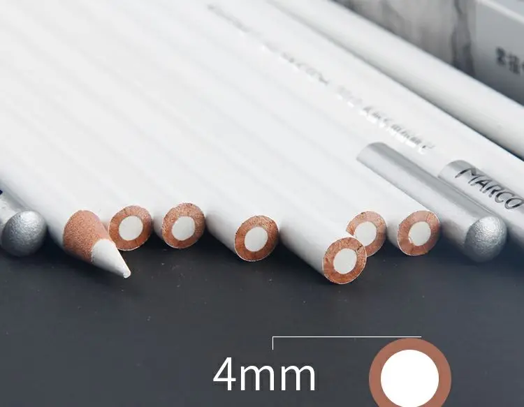 

Mark White Highlight Painting Pen White Charcoal Pencil Pen Professional Special Pencil Charcoal Sketch Pen