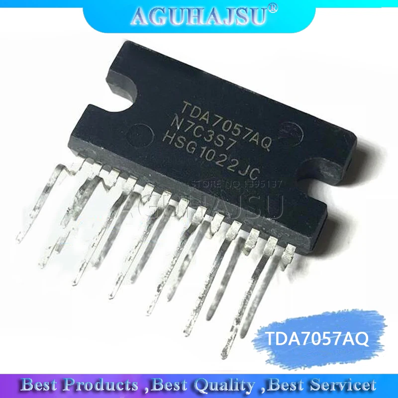 10 шт. усилитель TDA7057AQ TDA7057Q TDA7057 ZIP DC 12 В 2x8 Вт Двухканальный аудио мощности |