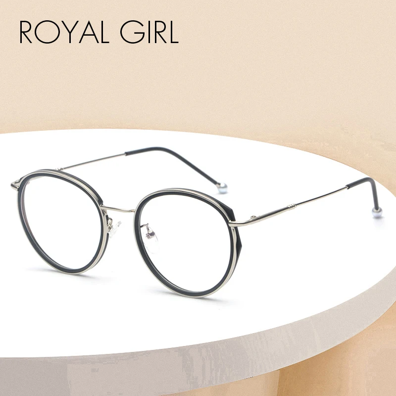 Королевская Девушка Ретро жемчужная оправа для очков женщин и мужчин 2020