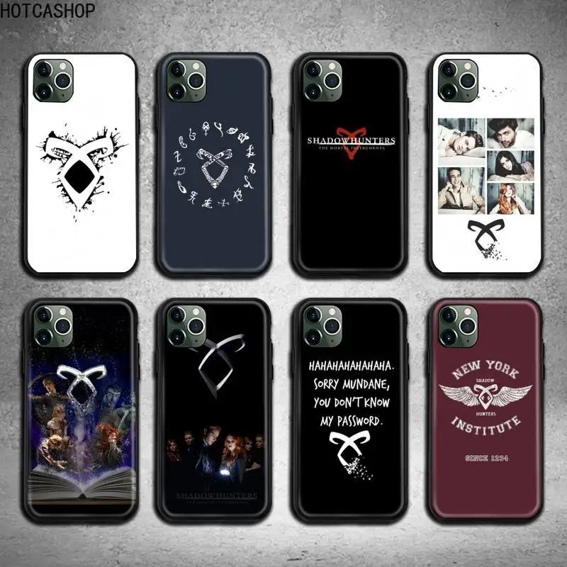 

TV Series Shadowhunters Phone Case for iphone 12 pro max mini 11 pro XS MAX 8 7 6 6S Plus X 5S SE 2020 XR case