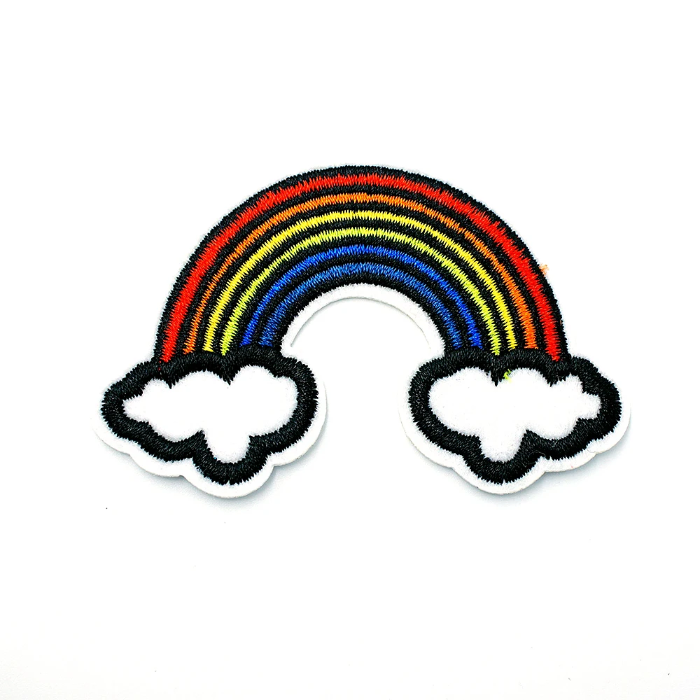 Радуга (Размер: 4 7x7 2 см)|embroidery patch|patches appliquesironing clothing |