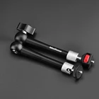 Улучшенный 11-дюймовый Шарнирный рычаг с регулируемым трением для монитора DSLR, светодиодсветильник вспышка для видеокамеры, клетка для видеоблогов, Трипод, подвес