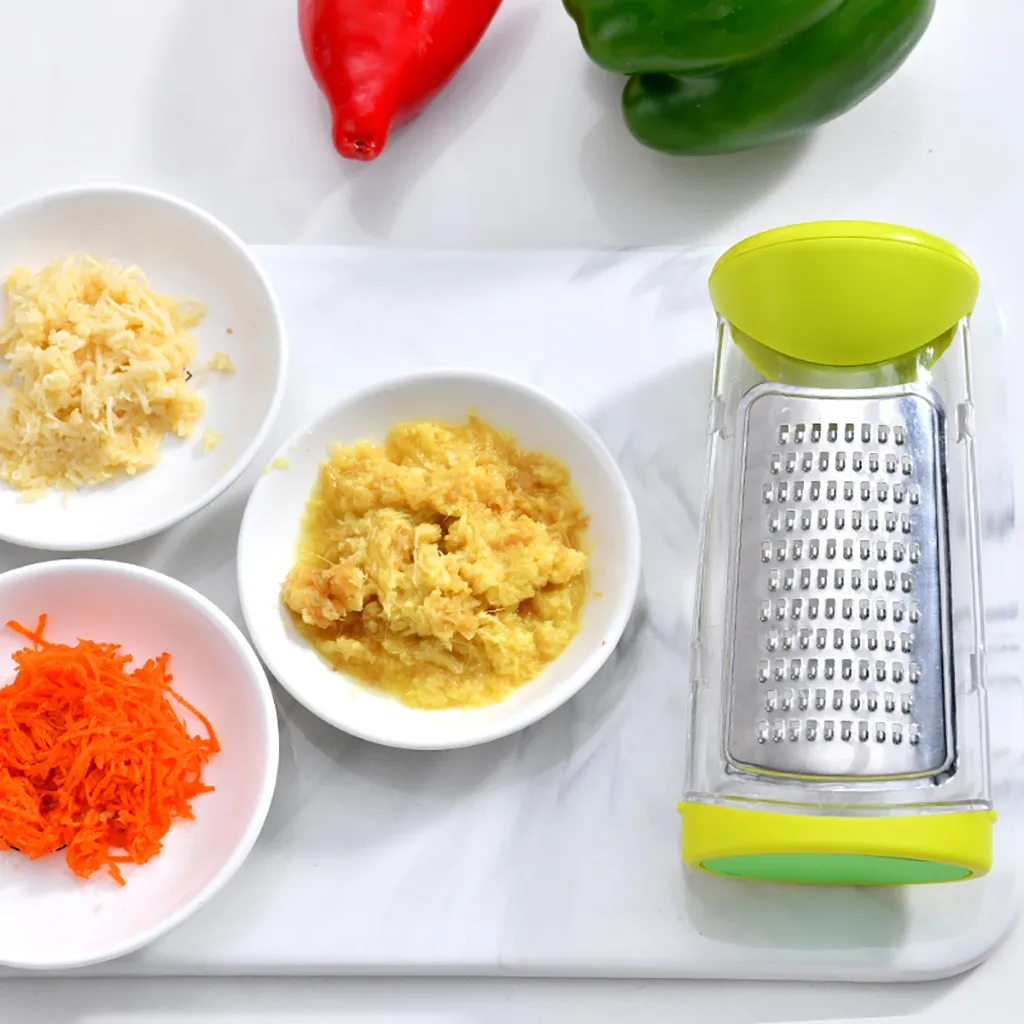 Терка для нарезки фруктов и овощей съемная моющаяся ручная кухонная имбирь