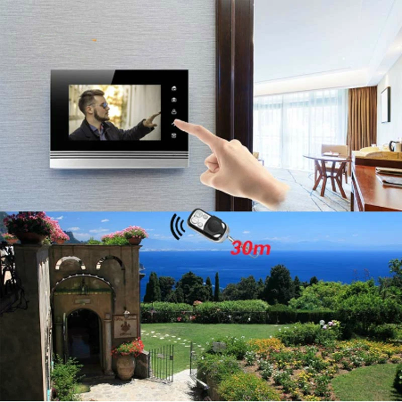 

Heavy Duty Worm Gear Automatic Swing Gate Opener with Wired Video Door Phone Visual Video system