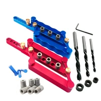 6810mm self centering woodworking doweling jig drill guide wood dowel puncher locator tools kit for carpentry