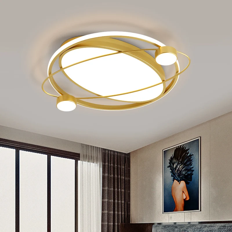 

Modern LED Ceiling Lights For Bedroom Living Room study Home Black/gold Finished kitchen Balcony Lights Ceiling Lamps Fixtures