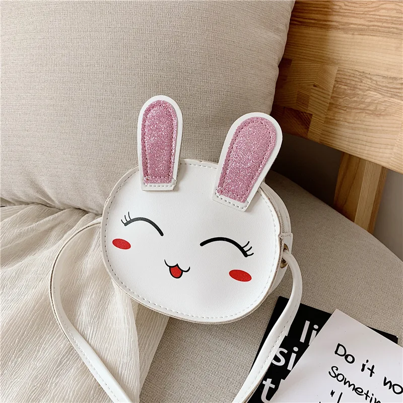 Милый детский кошелек для монет из искусственной кожи с ушками кролика мини