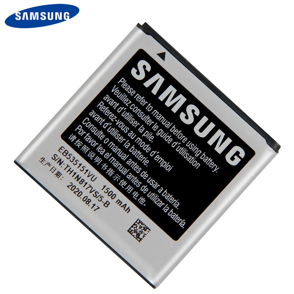 Оригинальный аккумулятор Samsung EB535151VU для Galaxy S Advance i9070 B9120 i659 W789 1500 мА · ч | Мобильные