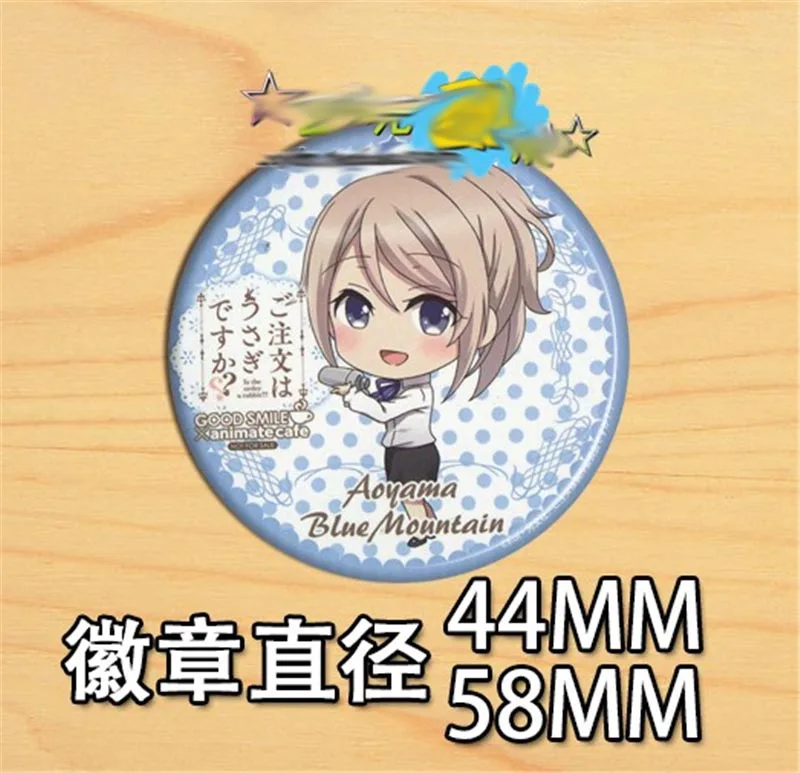 6PCS Japan Anime Is the Order a Rabbit ? Pins Cosplay Badge Brooch Cartoon Collectible Pin Backpack Bags Collection Accessories | Украшения