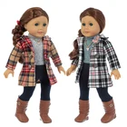2020 Новинка 18 дюймов девочка кукла сетка пальто игрушка кукла толстое качество пальто для 18 дюймов девочка кукла одежда