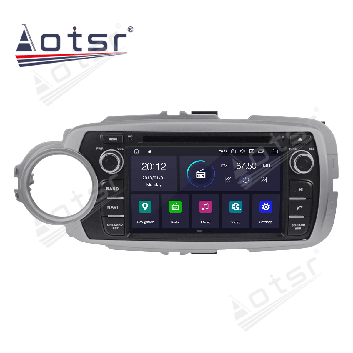 Автомобильный плеер PX5/PX6 Android 10 GPS-навигация для TOYOTA Yaris 2012-2015 автомобильный