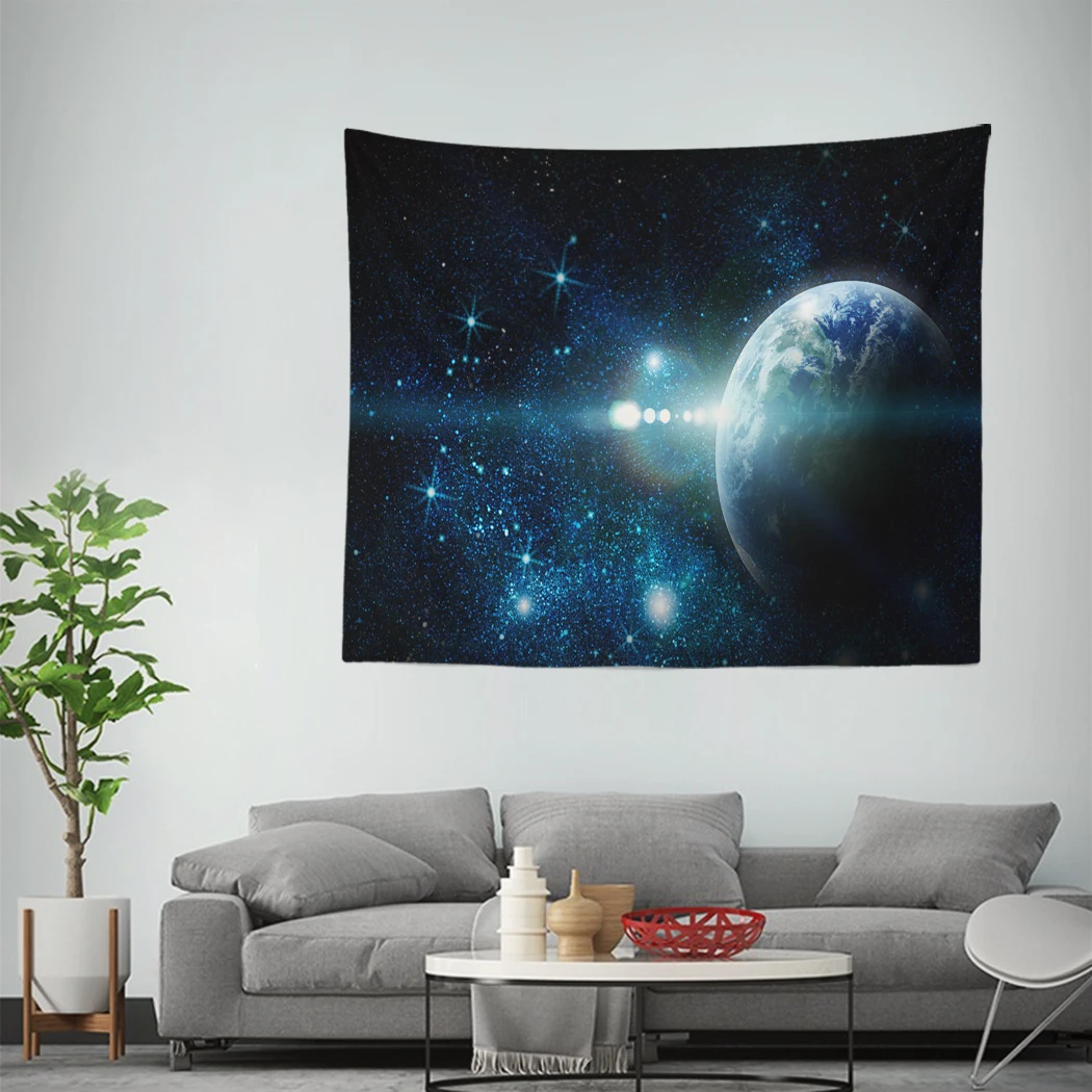 

Earth Tapestry Abstract Universe Clouds Tapestry Wall Hanging Wall Cloth Tapestry Carpet For Living Room Bedroom Home Dorm Decor