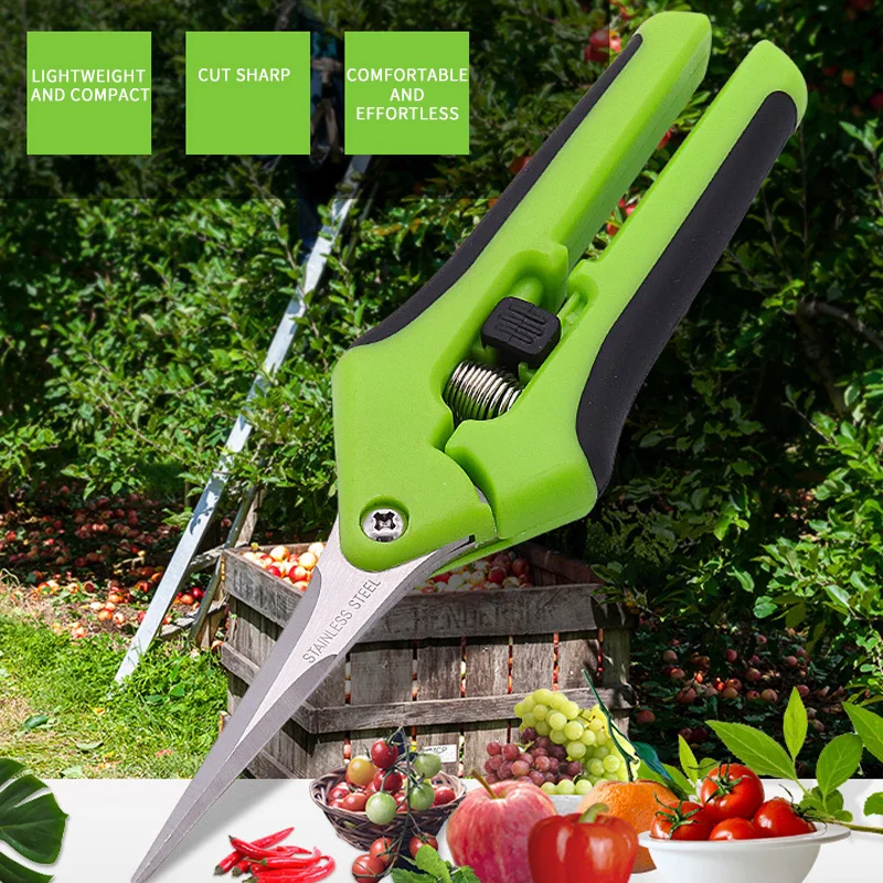 

Garden Tools Secateurs Bonsai Shears Metal Gardening Scissor Pruning Tool Hand Cutter Grape Fruit Picking Weed Household Potted