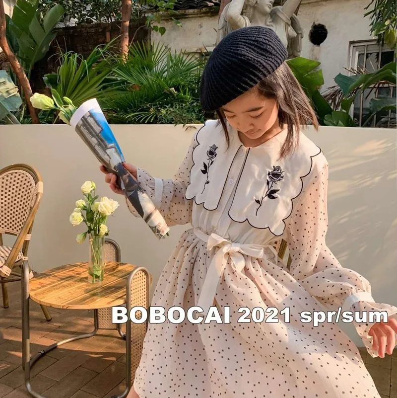 

2021 spring children's clothes, children's skirts, children's dresses, little girls, big children, little dress