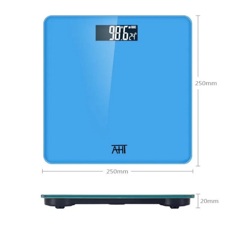 Электронные цифровые весы с аккумулятором Домашняя электроника для веса тела