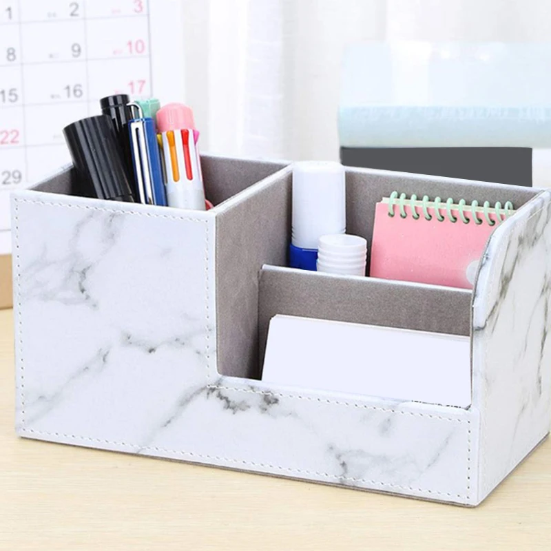 Деревянный Строительный кожаный многофункциональный настольный канцелярский