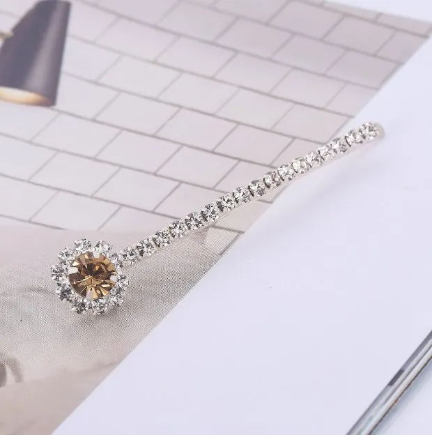 

Fashion Hairpins Crystal Rhinestone Hair Clip Barrette for Women Girls Hairpin Hairband Clamp Barrettes Hair Accessories