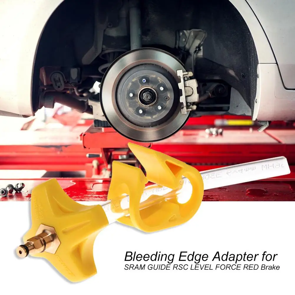 Пластиковый адаптер для SRAM GUIDE RSC красный тормоз быстрый и легкий гидравлический