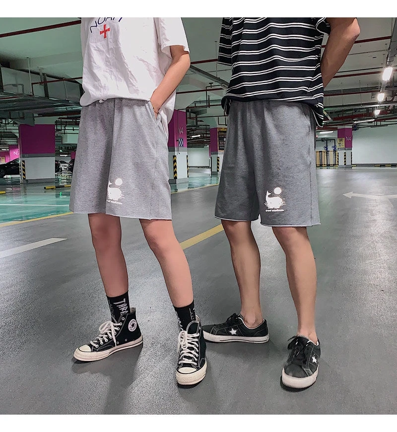 Спортивные шорты для мужчин Новинка лета 2020 светоотражающие хлопковые трендовые