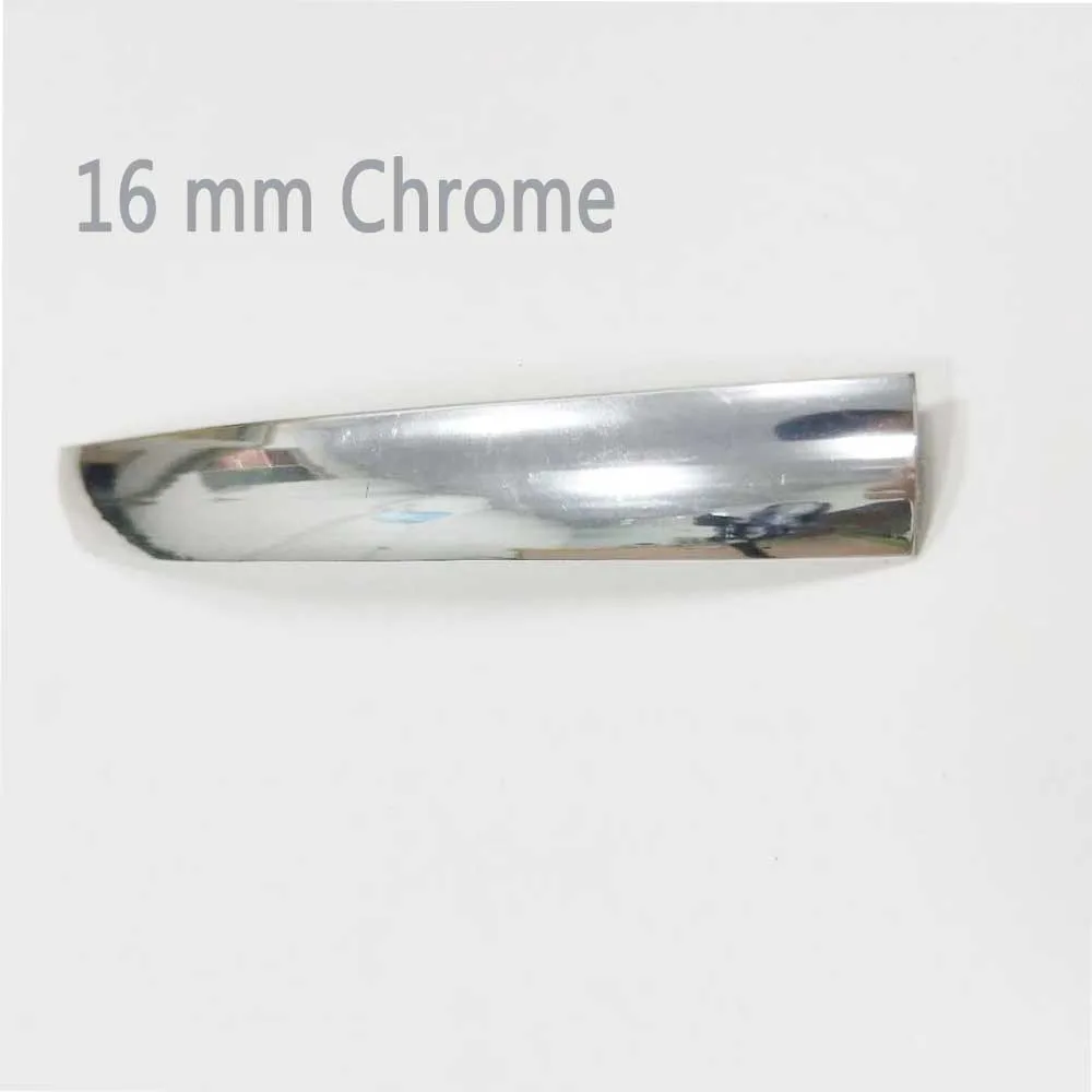 16mm chrome 32,8фт 10 м длина 16 мм/19 мм ширина Пластиковые Т-образные формы для аркадных игр MAME машина шкаф хром/черный - Цвет: 16mm chrome