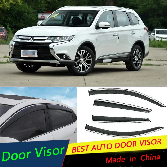 Для Mitsubishi Outlander 2013 2020 окно козырек Дефлектор от солнца защита автомобильного 2016
