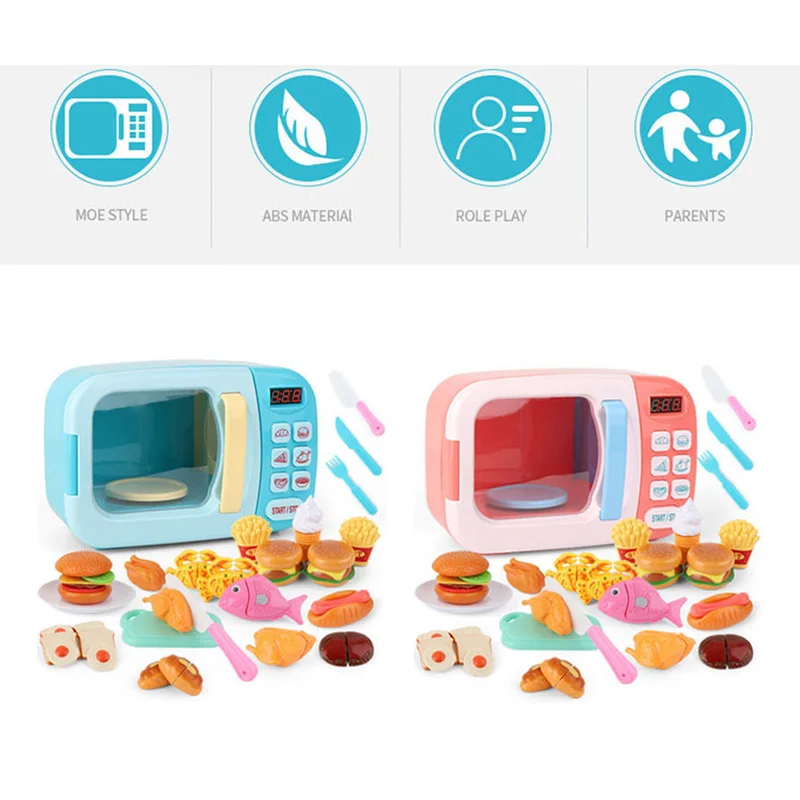 Имитационная небольшая кухонная техника электрическая микроволновая печь с