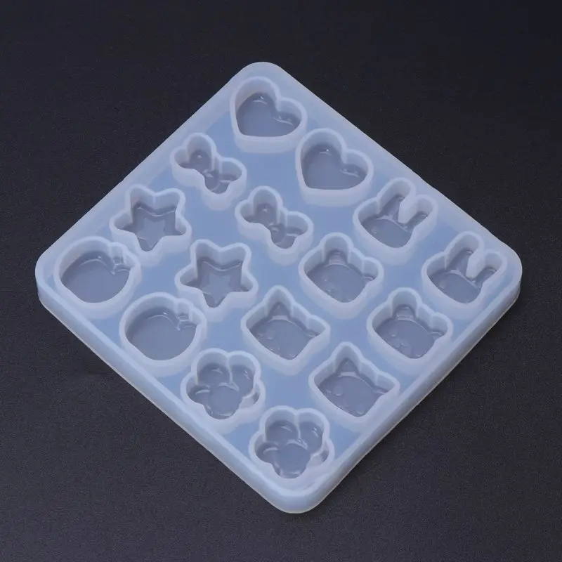 Силиконовая форма для рукоделия Сердце Звезда яблоко кулон Сделай Сам Ювелирное