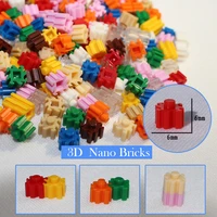 200pcslot mini building blocks diy brick 1x1dots 25colors educational games toys for children compatible with brands bricks