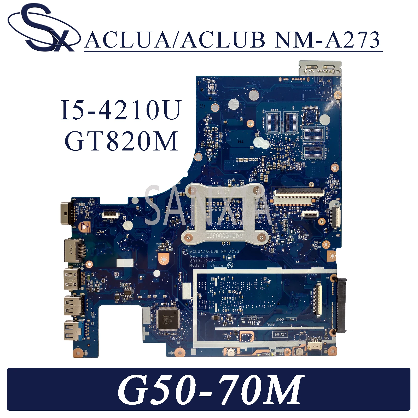 Материнская плата KEFU NM A273 для ноутбука Lenovo G50 70M оригинальная материнская Z50 70