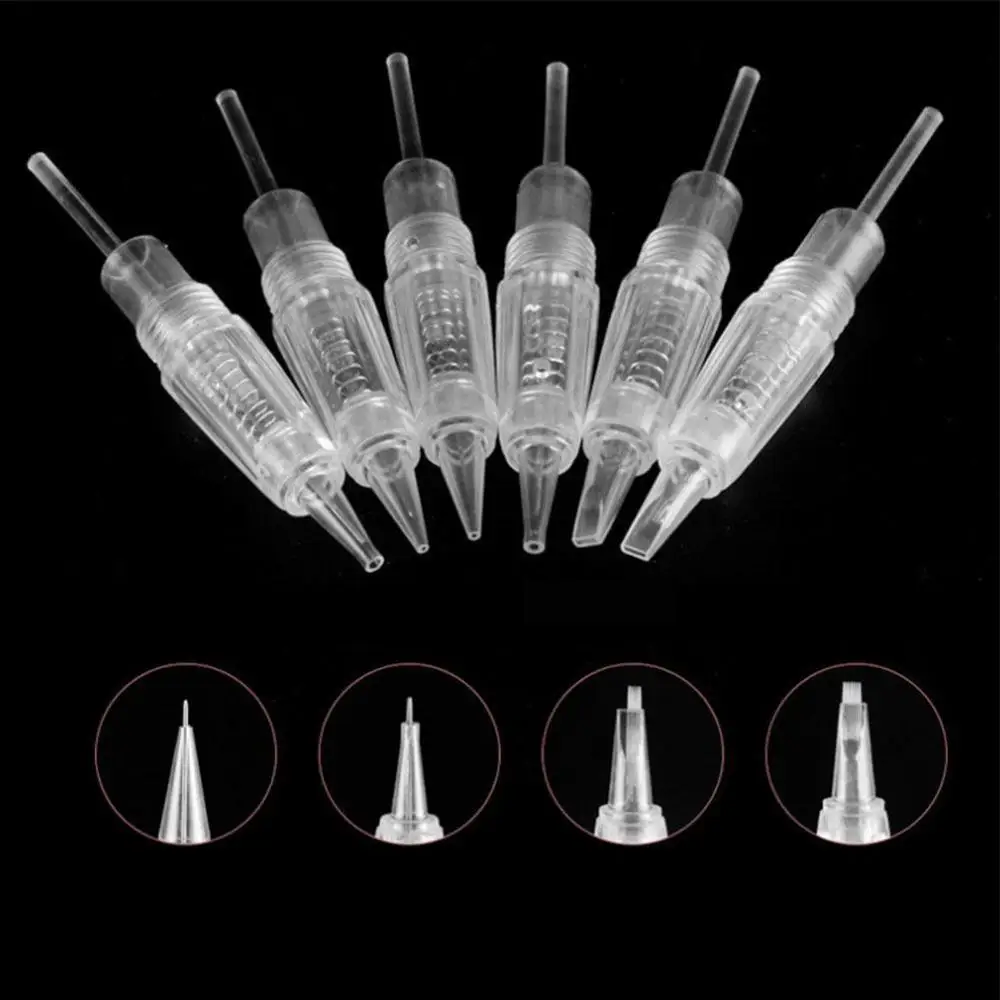 

50pcs Microblading Machine Needles 1RL/3RL/5RL/5F/7F Cartridge Tattoo Needles Eyebrow/Lip Permanent Makeup Accessories Supplies