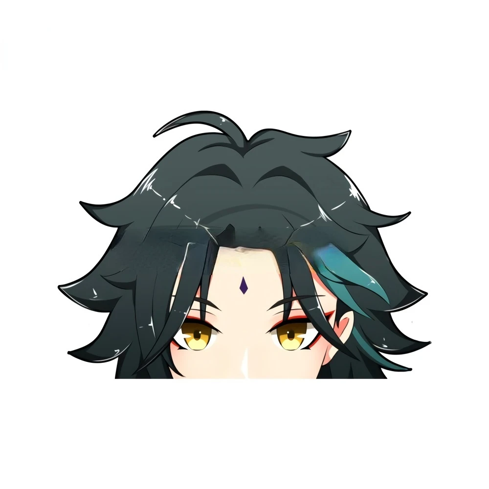 

Waterproot Impact Peeker Funny Cartoon Vinyl Car Stickers Camper Vinyl Material Scratch-proof Window Decal KK13*5cm