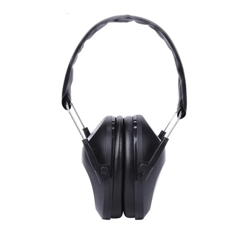 

Sound Insulation Headset Ear Protection Headphone Earmuffs Shooting Ear Protectors Noise Reduction (Black)