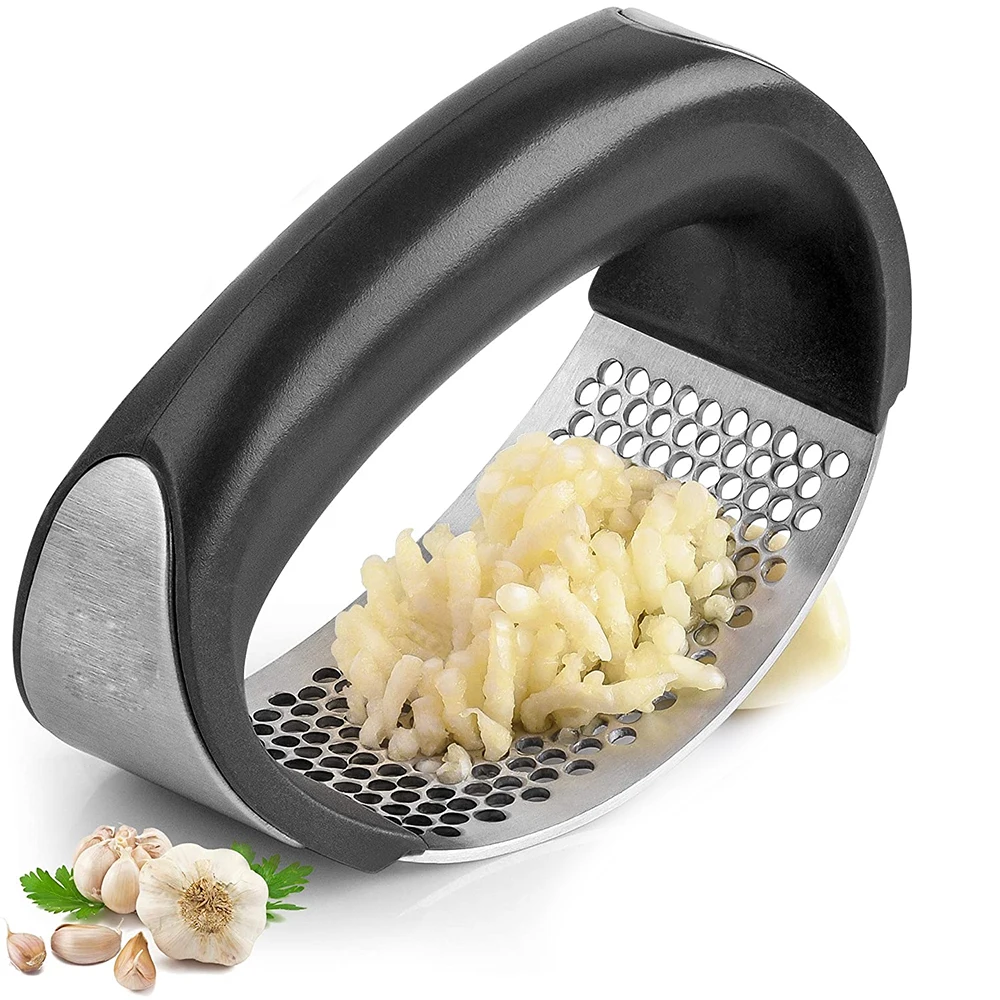 1 шт. Нержавеющая сталь чеснок Пресс ручной чесночница измельчения чеснока