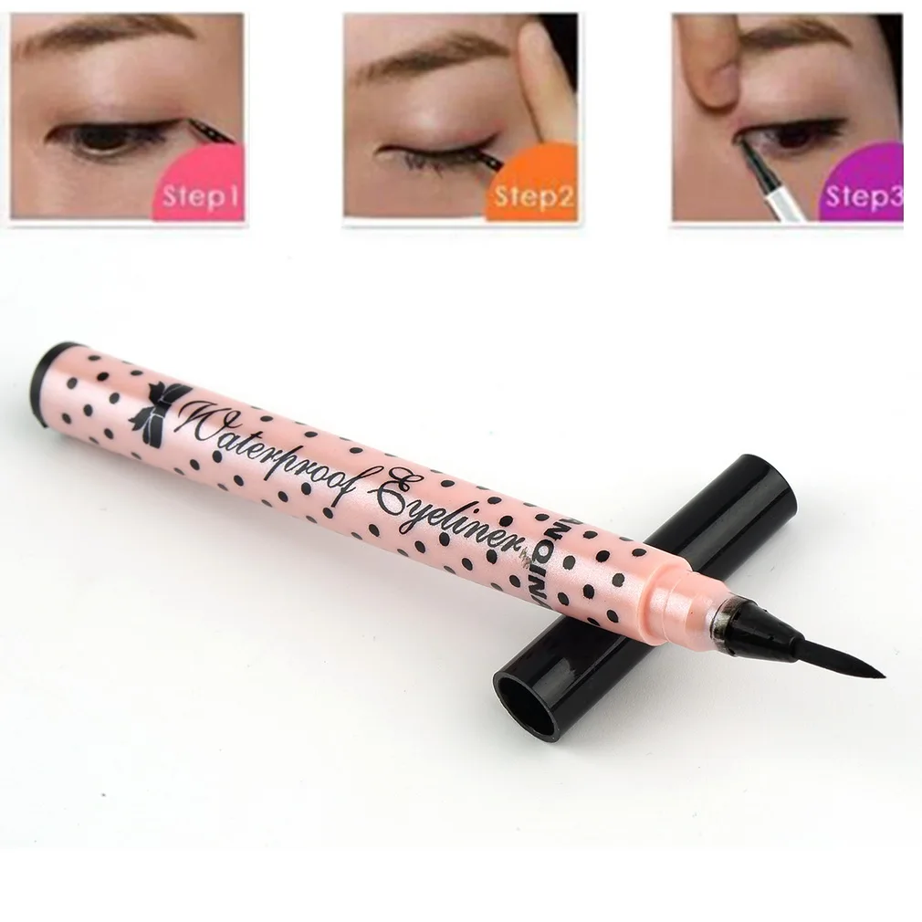 Черная водостойкая жидкая подводка для глаз Косметика красоты необходимый