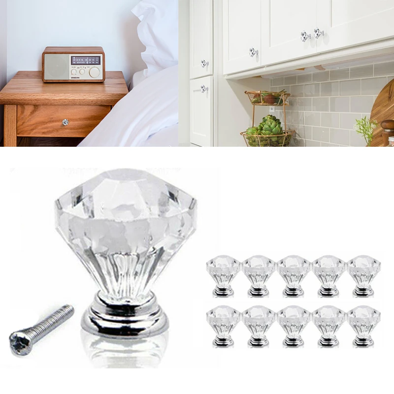 

10 шт., ручки для мебели, 20-40 мм