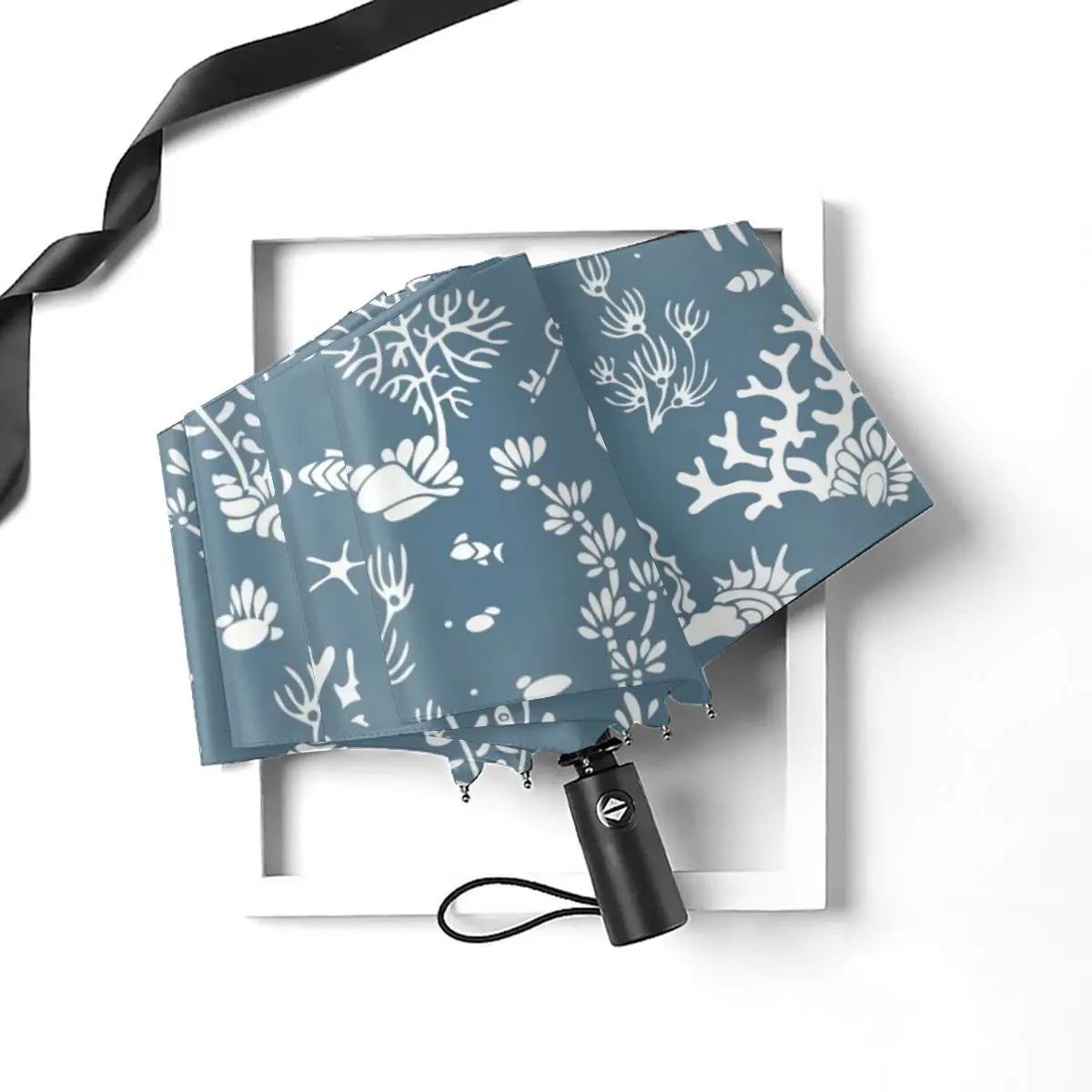 Comprare Resistente Al Vento Pieghevoli Donne Ombrello Automatico Auto Estate Subacquea Sea Life Antivento Ombrelli Da Pioggia Per Gli Uomini Parasole