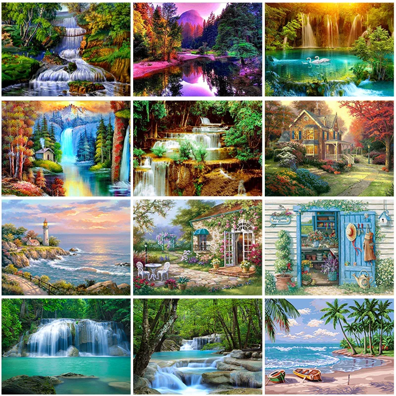 Алмазная 5D картина сделай сам полноразмерная Мозаика из круглых страз для