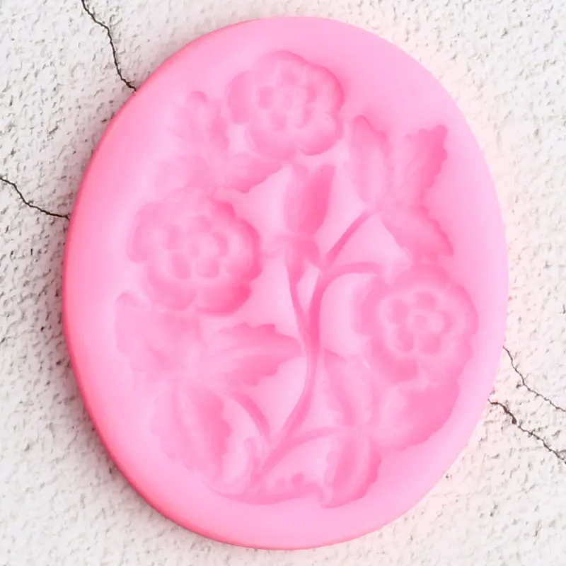 Sugarcraft цветок границы Силиконовые формы ручной работы вечерние помадка для кекса