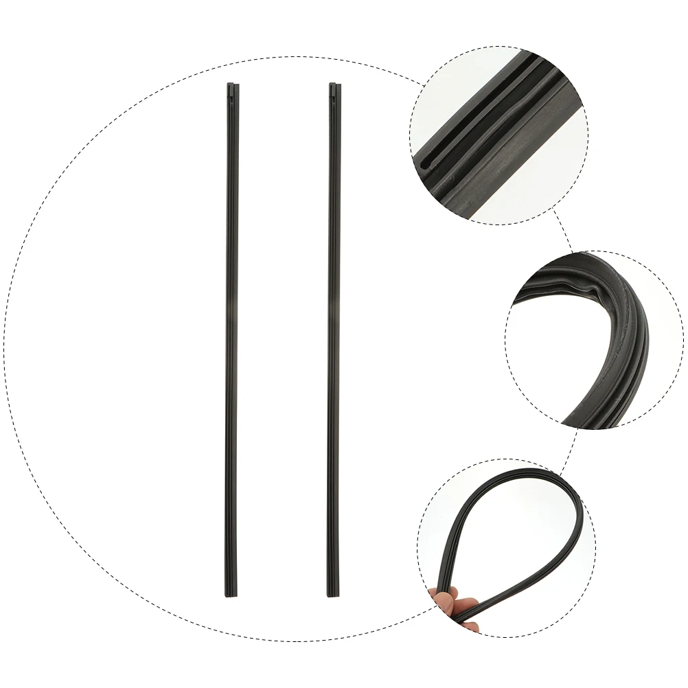 

2 pcs Automobile Windshield Car Special Wiper Blades Rubber Strip With Bone Car External Accessories