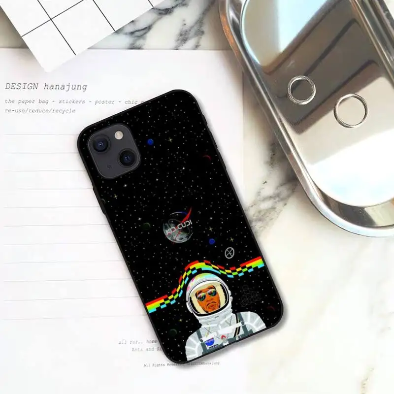 Чехол для телефона WQJ Kid Cudi Man On The Moon iPhone 11 12 Mini 13 Pro XS Max X 8 7 6s Plus 5 SE XR | Мобильные
