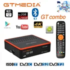 GTMEDIA GT Combo 4K DVВ S2XT2C ATSC ISDBT спутниковый приемник Андроид 9.0 ТВ приставка Амлогик S905X3 2GB 16GB Quad Core 3D Ultra-4K двойной WiFi приставка