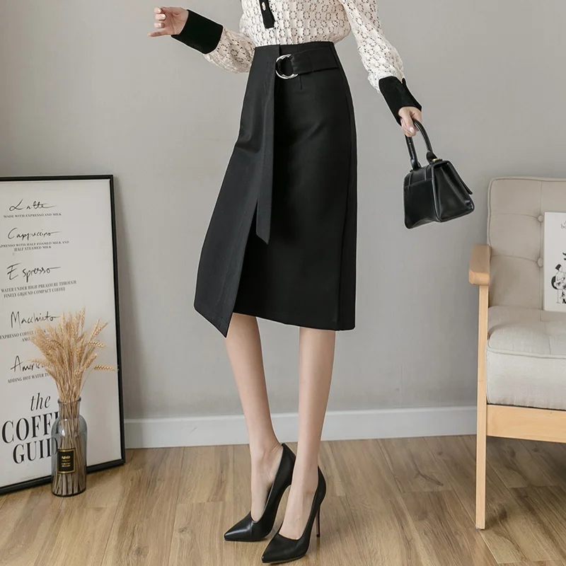Женские осенние юбки s юбка с высокой талией Женская стрейчевая пикантная