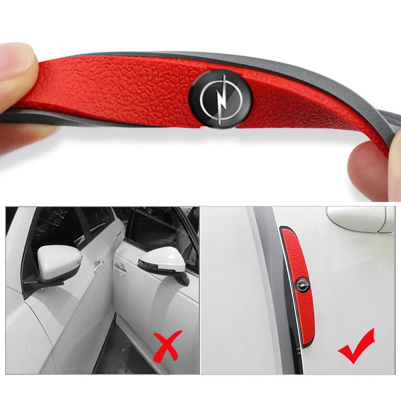 4 шт. резиновые противоударные полосы для автомобильных дверей защитные наклейки
