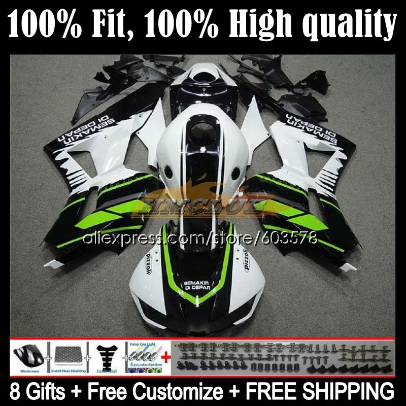 

Injection For HONDA CBR 600RR 600 RR CBR600 RR F5 13 14 15 16 17 88CL.16 CBR600RR 2013 2014 2015 2016 2017 Fairing white green