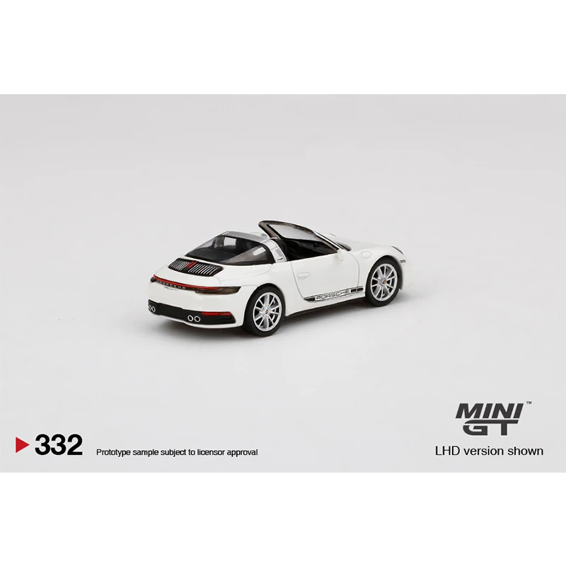 Предпродажа в марте 2022 MINI GT 1/64 911 желтовато-коричневая литая модель автомобиля |