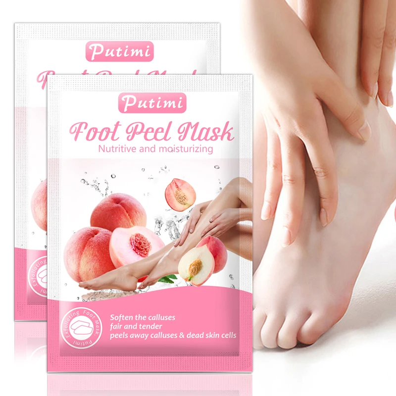 

3Pair Exfoliating Foot Mask Pedicure Socks Peel Foot Mask Whitening Patches Exfoliating Feet Mask for Legs Dead Skin Removal