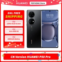 DHL FREE SHIP HUAWEI P50 Pro Mobile Phone 6 6 Inch OLED Curved Screen HarmonyOS Octa Core 50MP Quad Cameras NFC