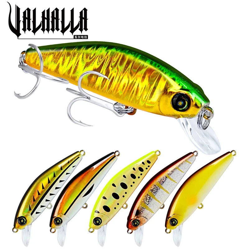 Вальгаллу 1 шт. рыболовные приманки Minnow 3 15 &quot 8 см/0 39 oz 11g искусственные с 6 # крючки