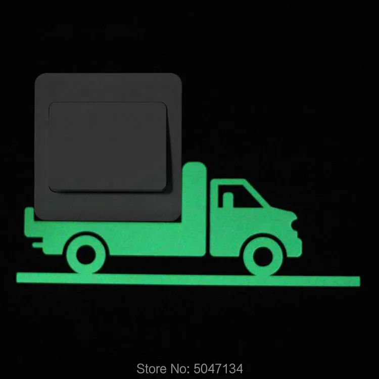 Переключатель Стикеры светящиеся светится в темноте стены люминесцентные